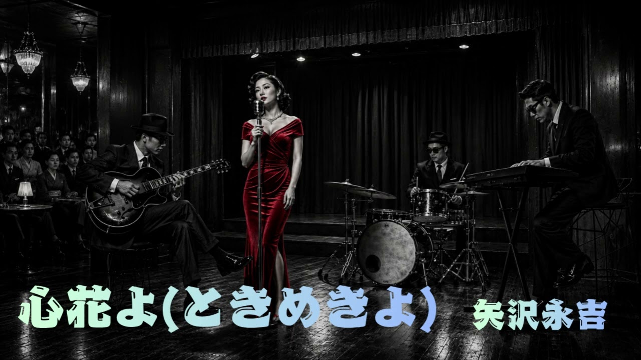 【AI Cover】心花よ(ときめきよ)/矢沢永吉｜立体音響 × 7.83Hz × 432Hz ミッドナイトJAZZアレンジ