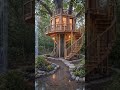 Luxury Treehouse Build Timelapse #youtubeshorts #home #construction #luxuryhome #ghost