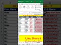 MS Excel Tips & Tricks Class -11 #trending #viralvideo #viralshorts #viralshort #excel #tips #tricks