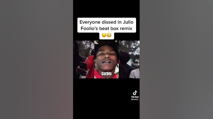Everyone That Was Dissed in Julio Foolio beatbox Remix