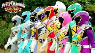 Power Rangers Dino Super Charge | Episode 18 REVIEW | "The Rangers Rock!" (10 Rangers Morph)