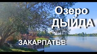 Наши закарпатские будни. Озеро  Дыйда - такое большое, а отдохнуть негде...Куда податься искупаться?