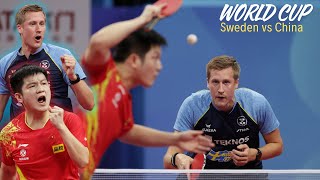 Fan Zhendong vs Mattias Falck | Extreme battle in the Quarterfinals of World Cup Chengdu PPTV Review