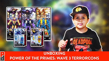 Unboxing | Power Of The Primes: Wave 3 Terrorcons & Wave 2 Power Masters