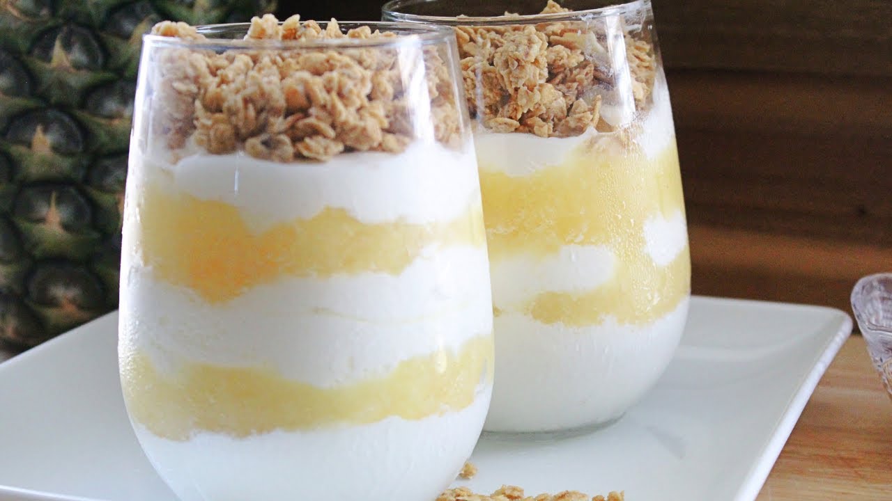 Creamy Pineapple Parfaits | How to make parfaits | #parfaitrecipe # ...