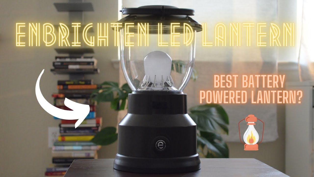 GE Enbrighten 500-Lumen LED Camping Lantern in the Camping Lanterns  department at