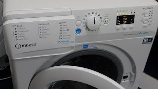 Indesit BWA81485 1400 Spin 8Kg Washing Machine Demonstration