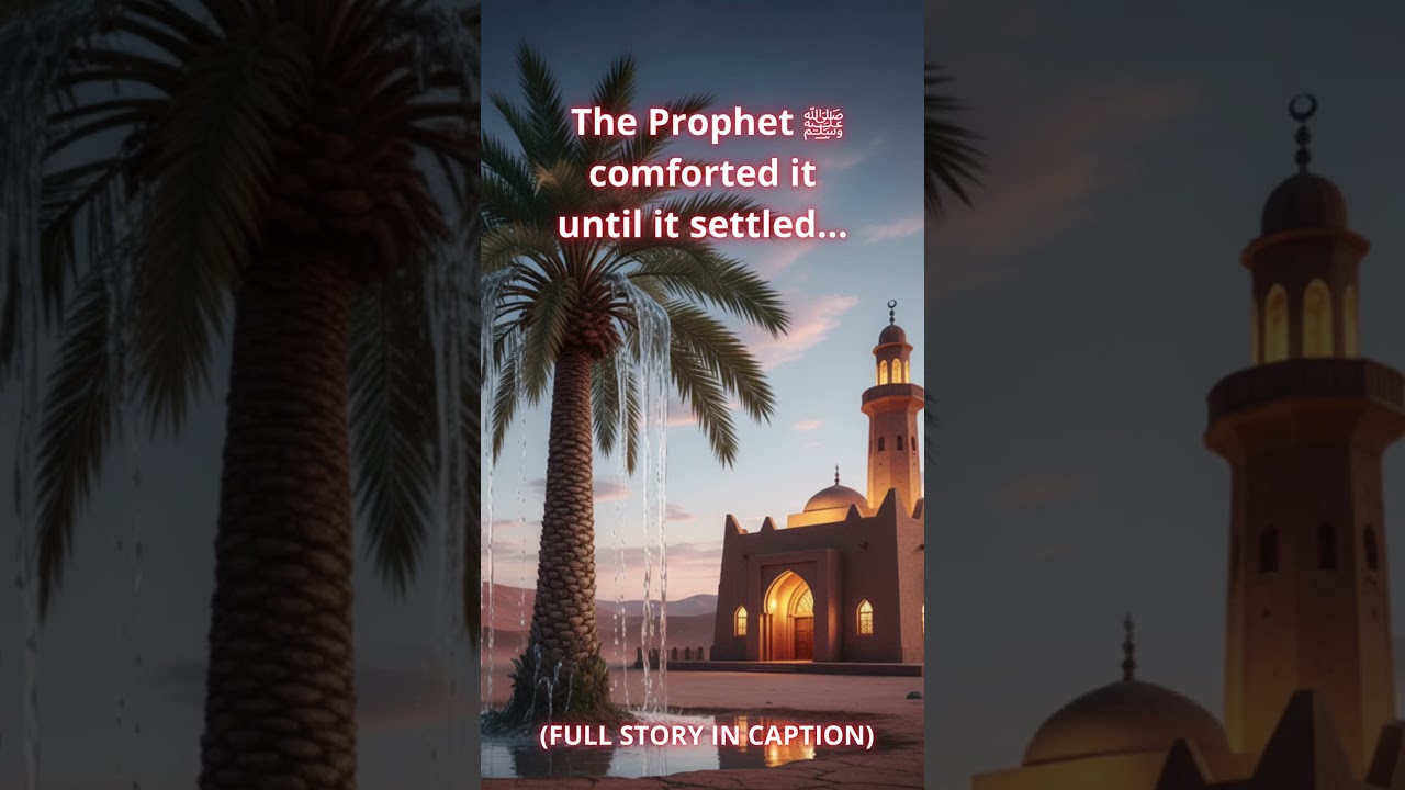 This Tree Cried for the Prophet Muhammad ﷺ 😢🌴