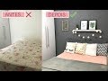 #DIY QUARTO INSPIRADO NO PINTEREST GASTANDO POUCO - REFORMA E DECORAÇÃO - Simplifique com Dani Brito