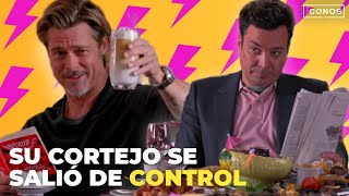 Brad Pitt y Jimmy, cortesía del caballero en la barra | íconos