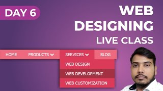 How to Create CSS3 Navigation Web Designing Course | Class 6 by Abdul Samad