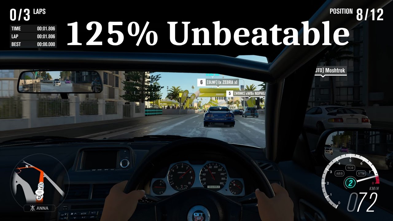 Forza Horizon 3 - 125% Unbeatable, No Assists, Cockpit, Wet Road, Clean Racing