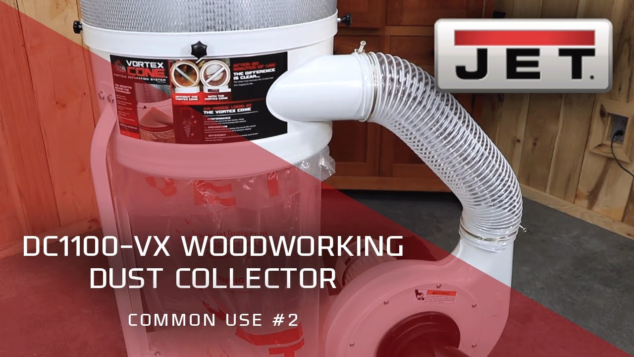 JET 708659K DC-1100VX Dust Collector- Common Use #2 - YouTube