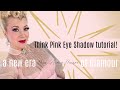THINK PINK EYE SHADOW TUTORIAL WITH THE MISS FLUFF CUPCAKE DOLLS PALETTE