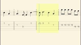 Menace - Visioner (Guitar Tab)