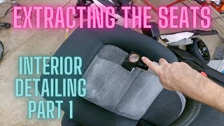 Makin' the interior of our Subaru Outback look new again. Detailing part 1