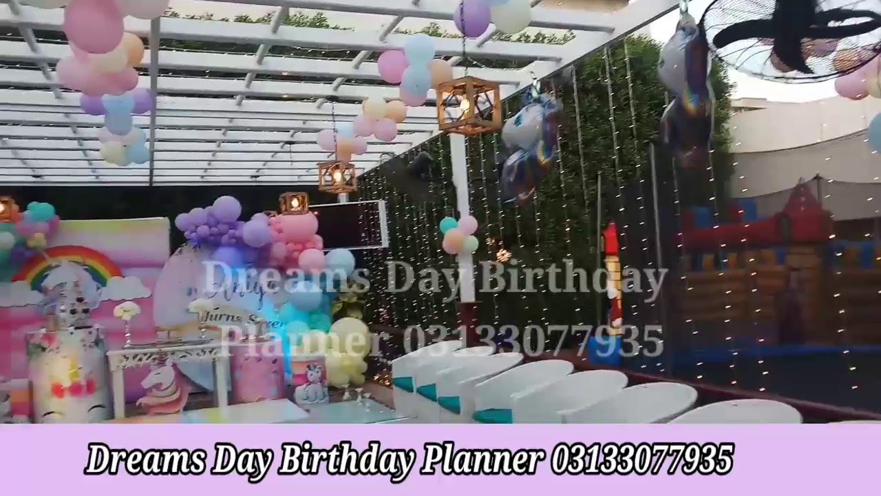 Birthday planner karachi YouTube