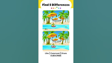 Can you find 5 differences | Brain Challenge #shorts #trending #spotthedifference #findthedifference