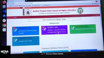 AP EAMCET 2021 ONLINE SELF REPORTING DETAILED PROCESS