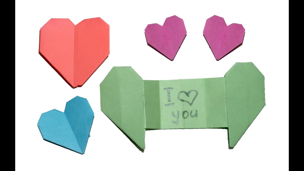 Origami Heart With Secret Message Diy Beauty And Easy Youtube