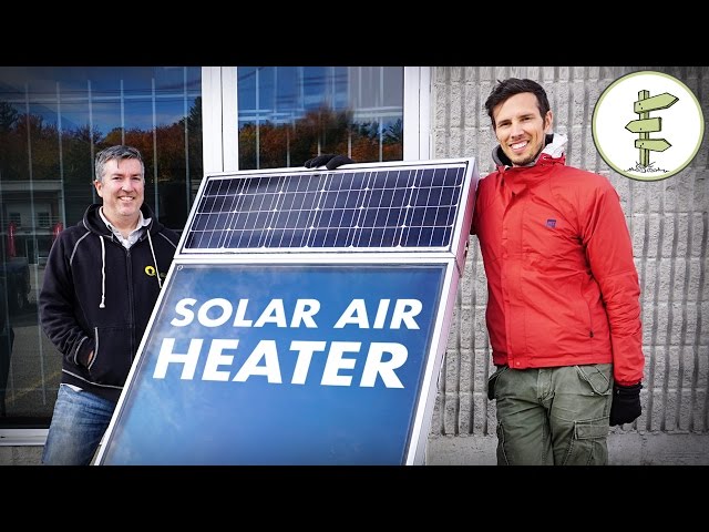 Awesome Solar Air Heater for Off Grid Living, Tiny Houses, RVs and more.. -  YouTube