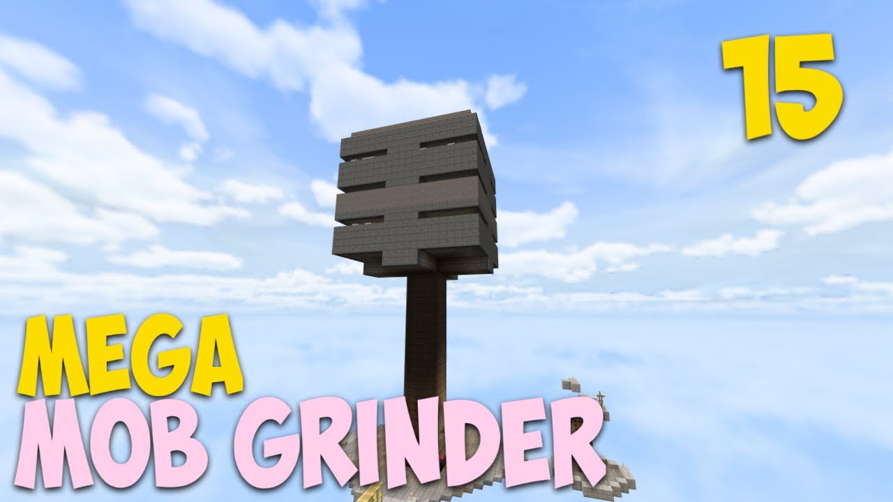 Membuat MEGA Mob Grinder -_Minecraft Survival⛏️ Eps 15 - YouTube