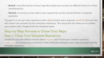 How to Clone Your Own Personal GitHub Repo to a New Repo in a Separate Branch