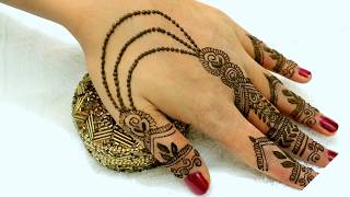 Finger mehendi design | beautiful and easy mehendi  design | jwellery mehendi for eid special