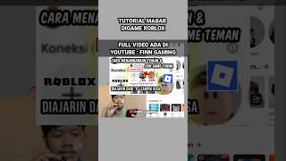 cara mabar digame roblox | cara menambahkan teman digame roblox #roblox #tutorialroblox #shorts