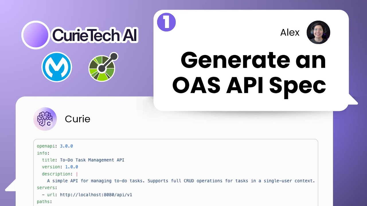 Generating an OAS API Spec with CurieTech AI | MuleSoft API Designer (Part 1)