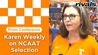 Tennessee softball coach Karen Weekly reacts to highest NCAA Tournament seed in school history