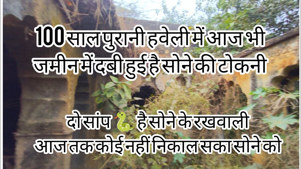 100 साल पुरानी हवेली में दबी है सोने की टोकनी 😱 सांप ने किया कब्जा 🐍|