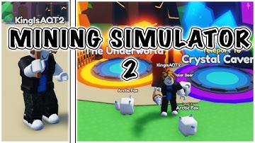 I Unlocked The CRYSTAL CAVERN In Mining Simulator 2!