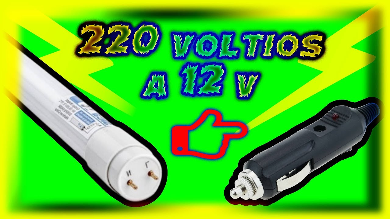 Que puedes hacer con un tubo o FOCO LED QUEMADO... luz led de 220v a 12 voltios YouTube