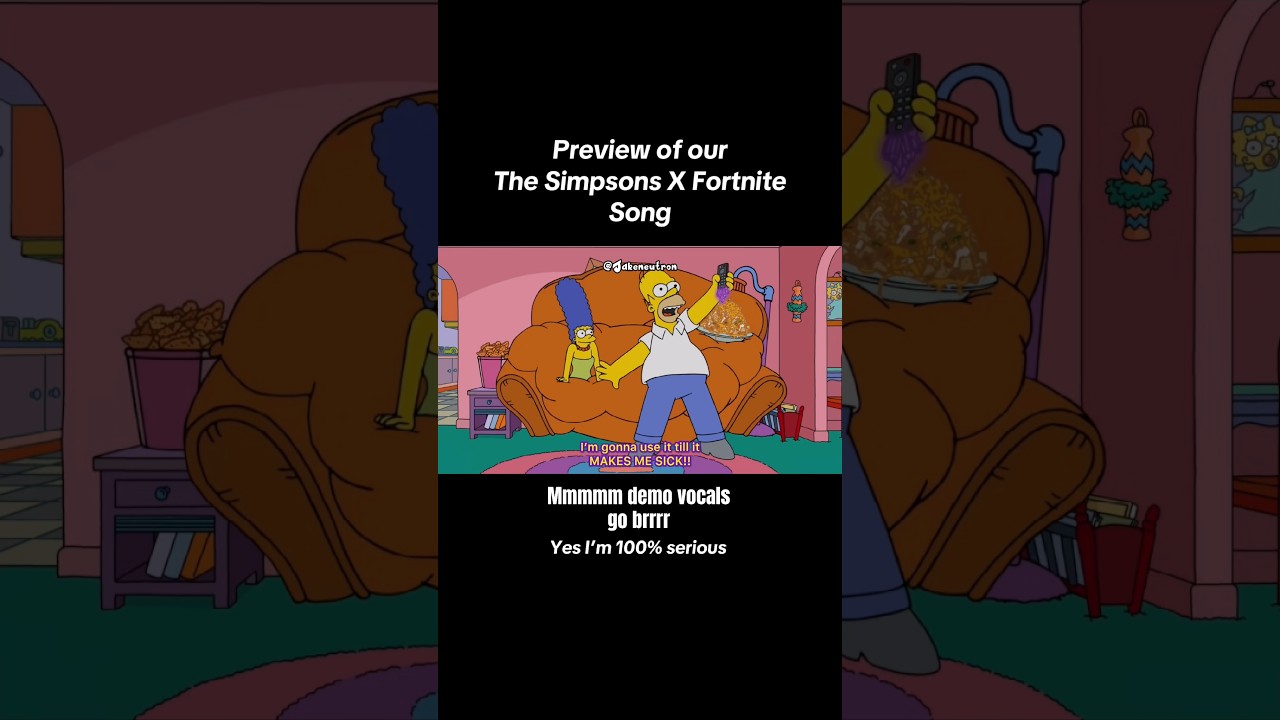 I got really fixated on #thesimpsonsfortnite crossover so here we are… have a preview of the demo!