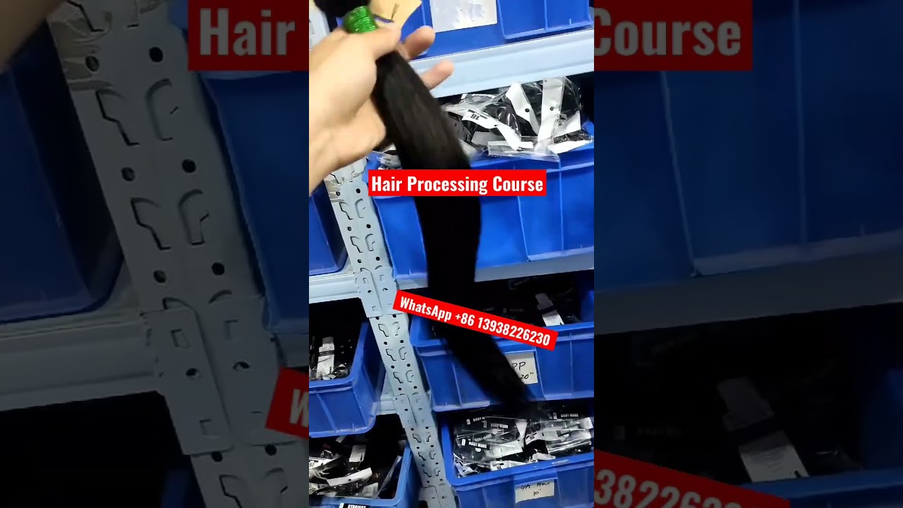 RAW HAIR PROCESSING COURSE: learn how to make raw hair tangle free, soft, smooth, silky straight