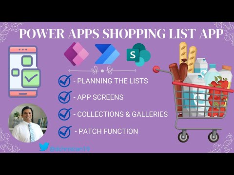 Power Apps Shopping List App