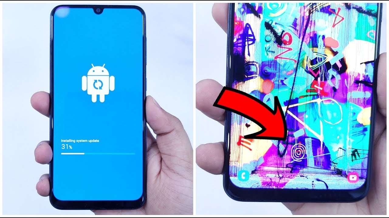 Samsung Galaxy A50 New Major Update Indisplay Fingerprint Scanner