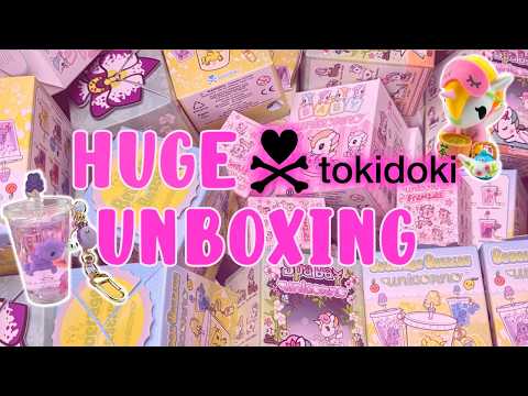 HUGE tokidoki BLIND BOX UNBOXING! Cherry Blossom Unicorno, Beverage Besties, Baby Unicorno, Spa Day!