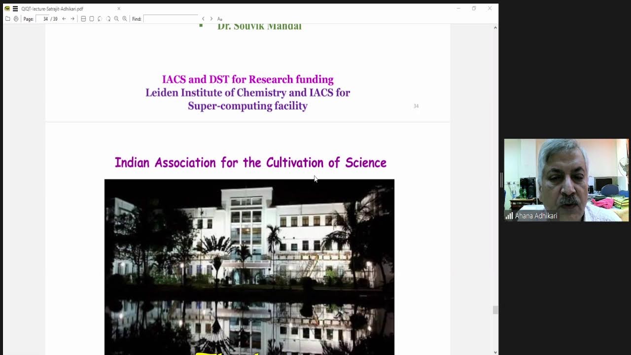 QIQT 2022 | Prof. Satrajit Adhikary, IACS | 11th June