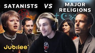 xQc Reacts to Can Satanists & Major Religions See Eye to Eye? | xQcOW