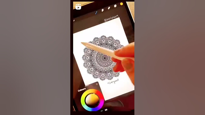 Mandala Coloring Video | #shorts #reels | Procreate Art | Ipad Art | Satisfying Art Challenge