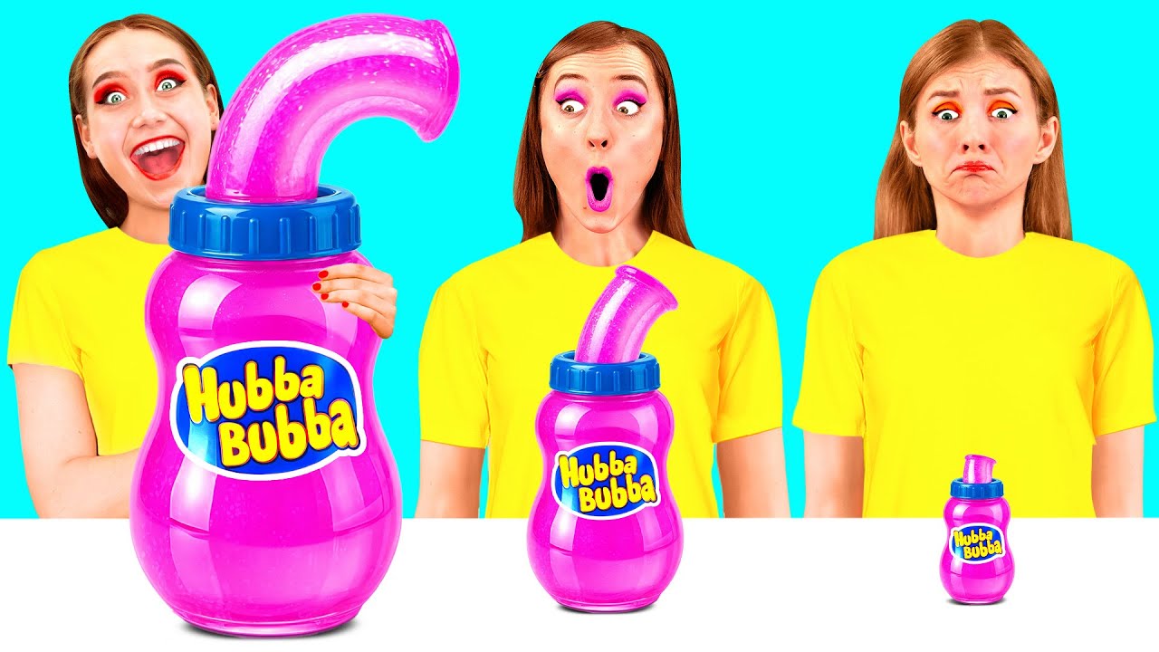 Большой, Средний или Маленький Стакан Челлендж | Смешные Cитуации