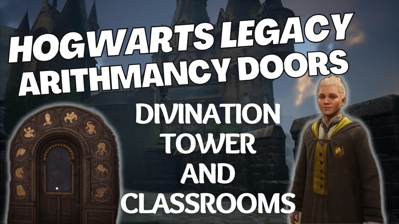 Hogwarts Legacy Arithmancy Door Puzzle Divination Tower and