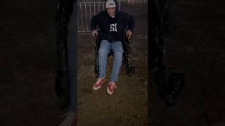 Ross Lynch in a wheelchair lol
