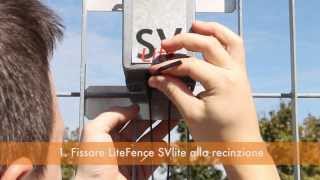 Sensore SV Lite, antifurto perimetrale per recinzioni modulari tipo Orsogril, Betafence...