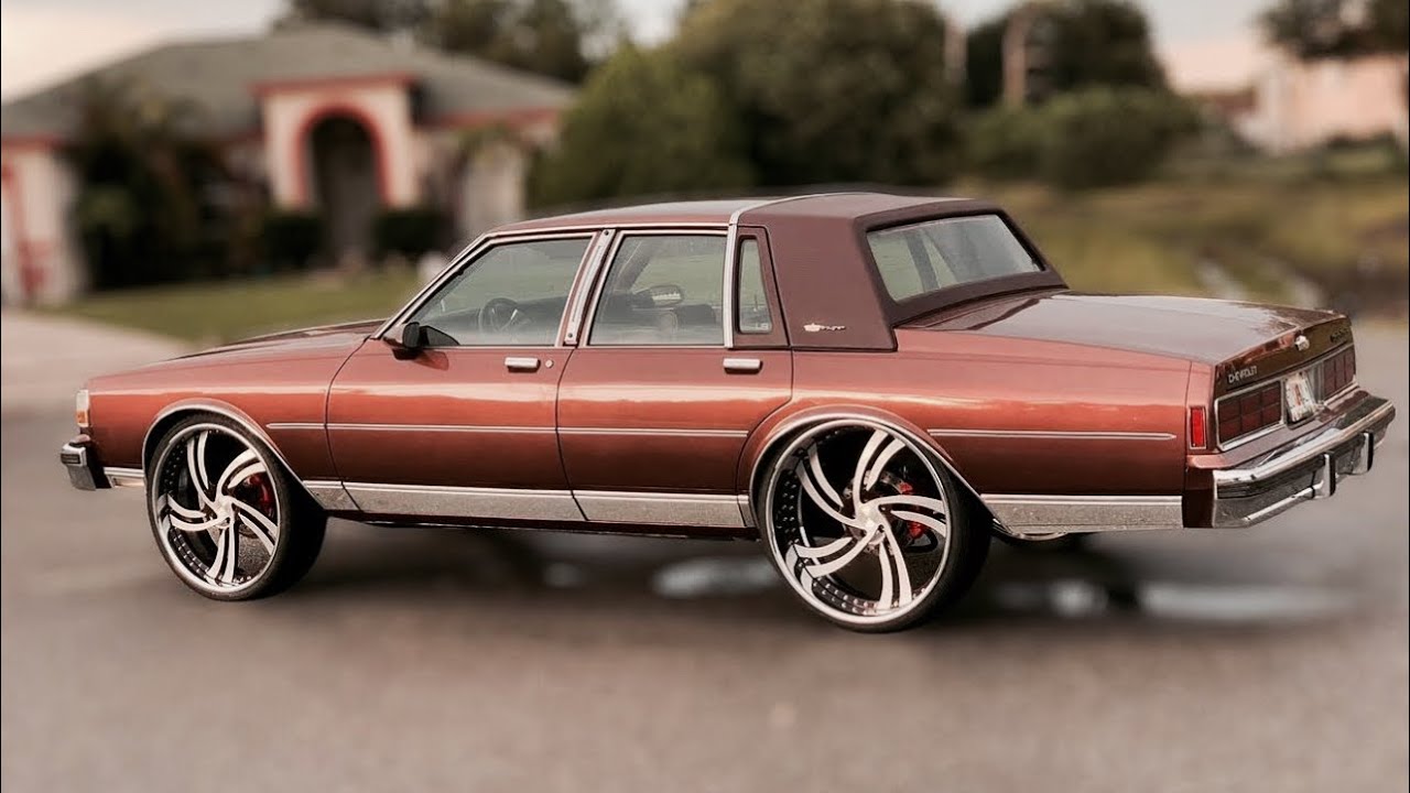 Box Chevy on 26s -Custom Interior -Bigwheels-donks-Chevy caprice -chevy gang,amazing whipz,amazing