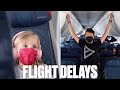 FLYING ON AN AIRPLANE FOR EIGHT HOURS WITH FOUR KIDS AFTER NINE DAYS IN DISNEY WORLD | WE GOT STUCK