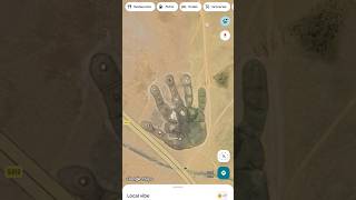 world maps footage biggest hand print in earth, 😮 #viral