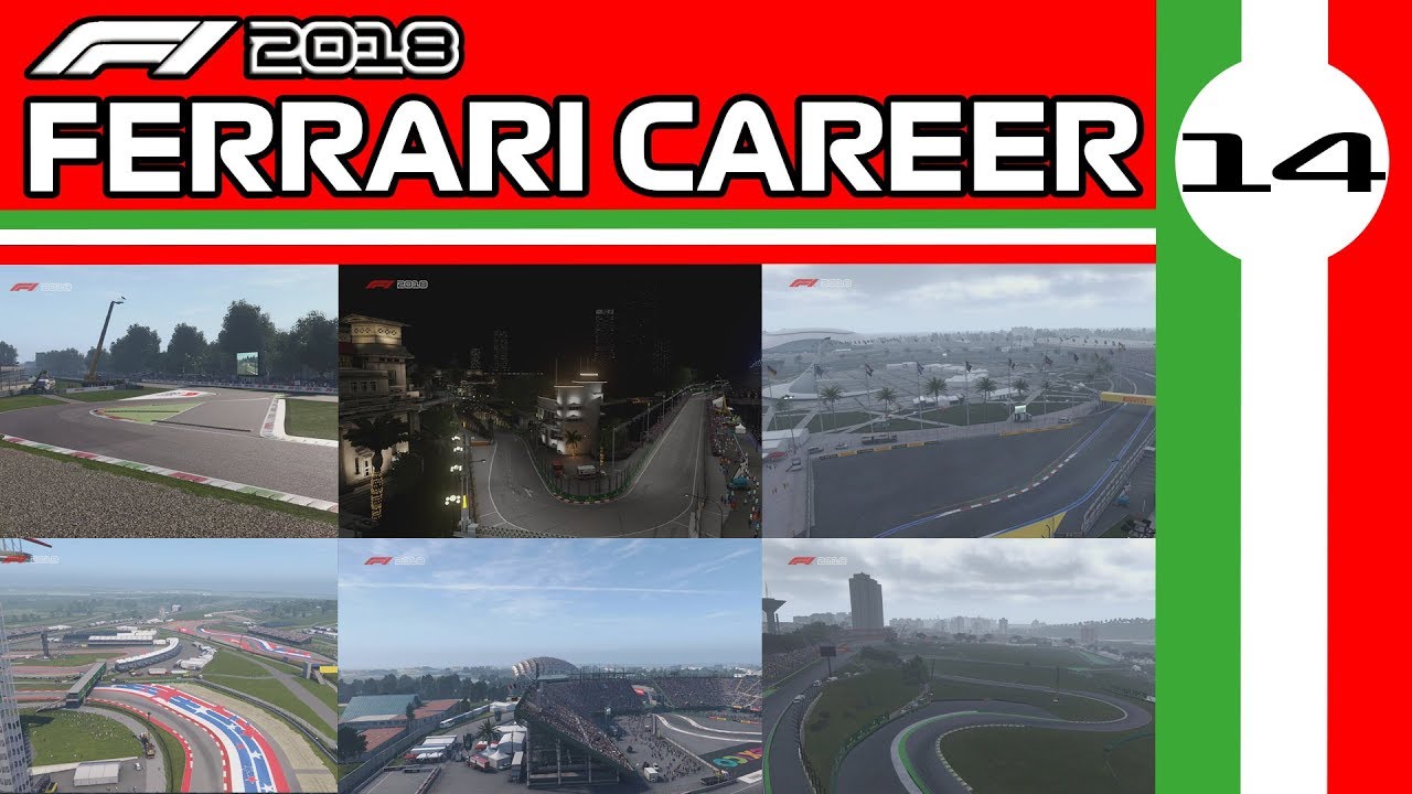 F1 2018 Career Mode Part 14 - FROM MONZA TO INTERLAGOS (A Summary)